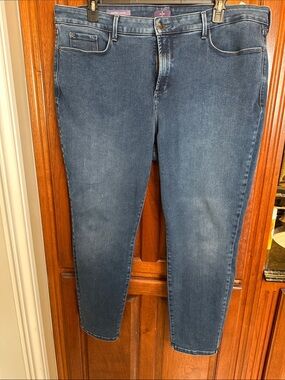 NYDJ Women’s Slim Straight Jeans in Dark Blue